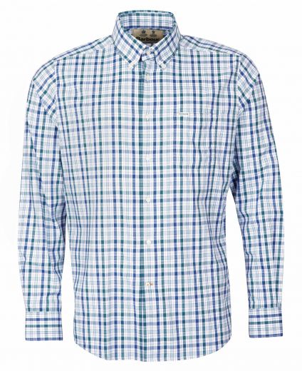 Hallhill Tailored Short-Sleeved Check Shirt