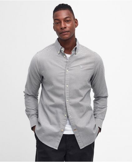 Oxford Tailored Long-Sleeved Gingham  Shirt