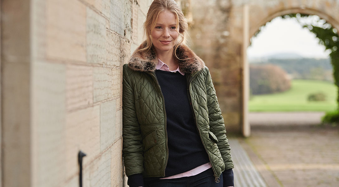 barbour derny quilted jacket