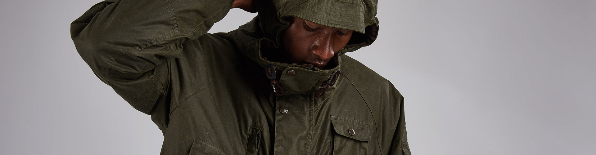 barbour x engineered garments parka