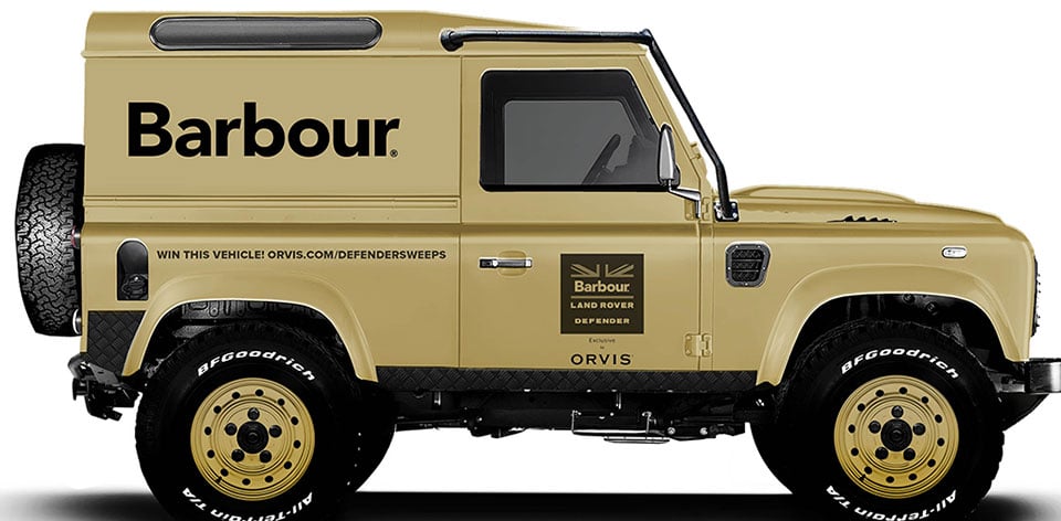 barbour orvis land rover