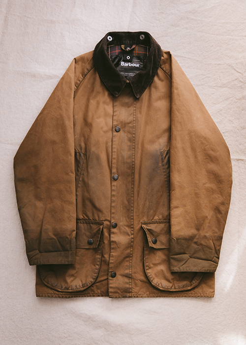 too much wax on barbour international jacket