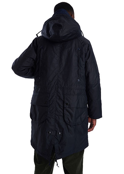 barbour x engineered garments parka