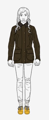 barbour jacket size guide
